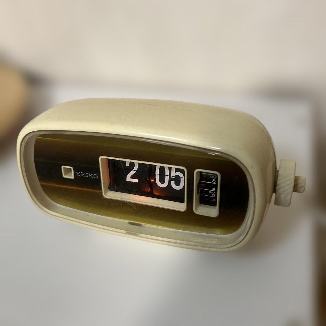 SEIKO セイコー　パタパタ時計　DP619 稼働品 昭和レトロ