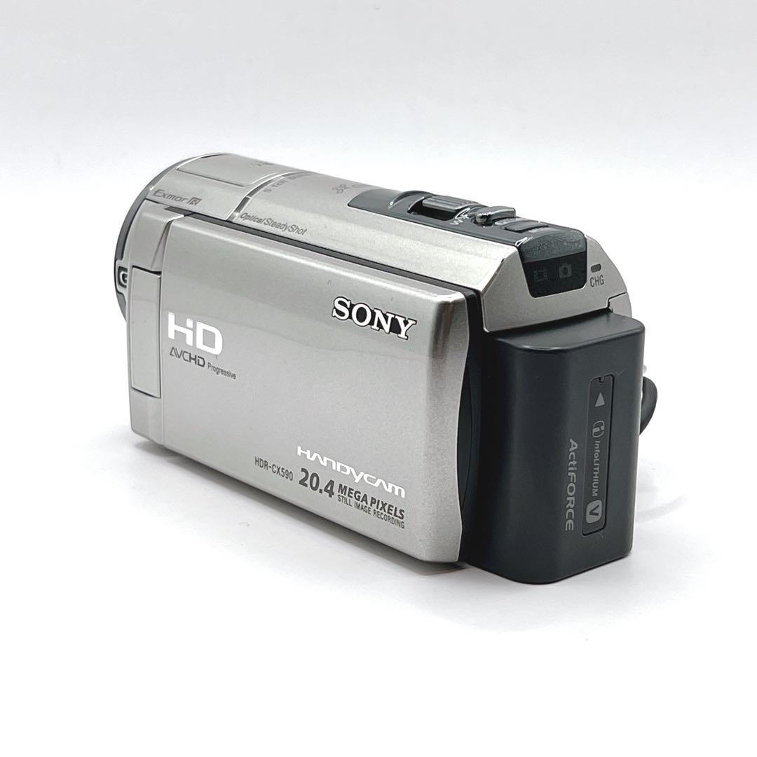 【美品】 SONY Handycam HDR-CX590V ビデオカメラ