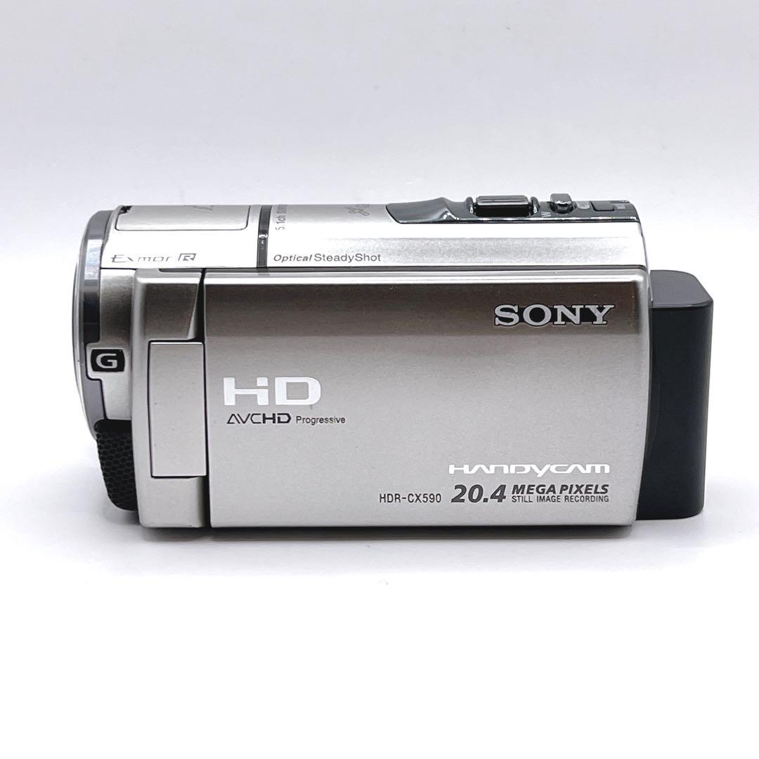 【美品】 SONY Handycam HDR-CX590V ビデオカメラ