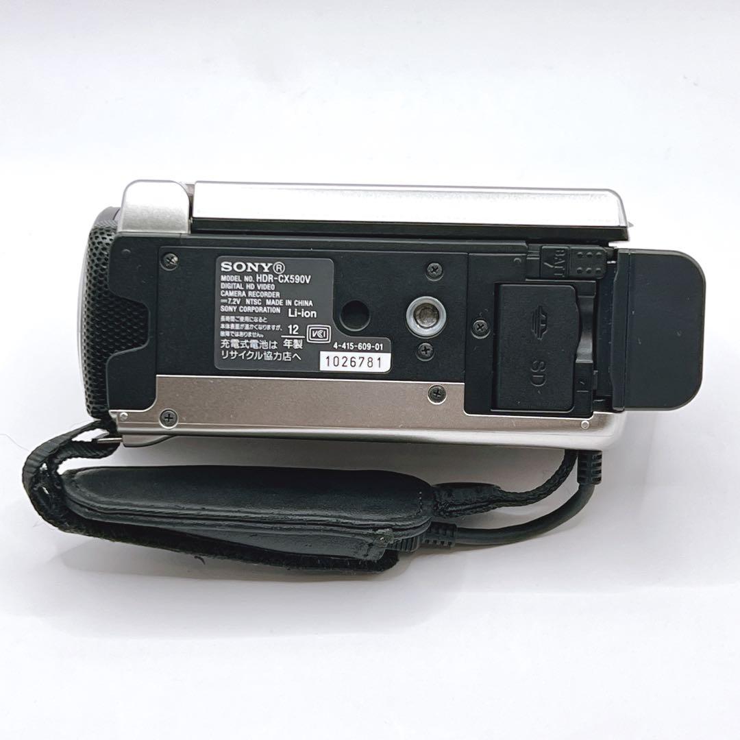 【美品】 SONY Handycam HDR-CX590V ビデオカメラ