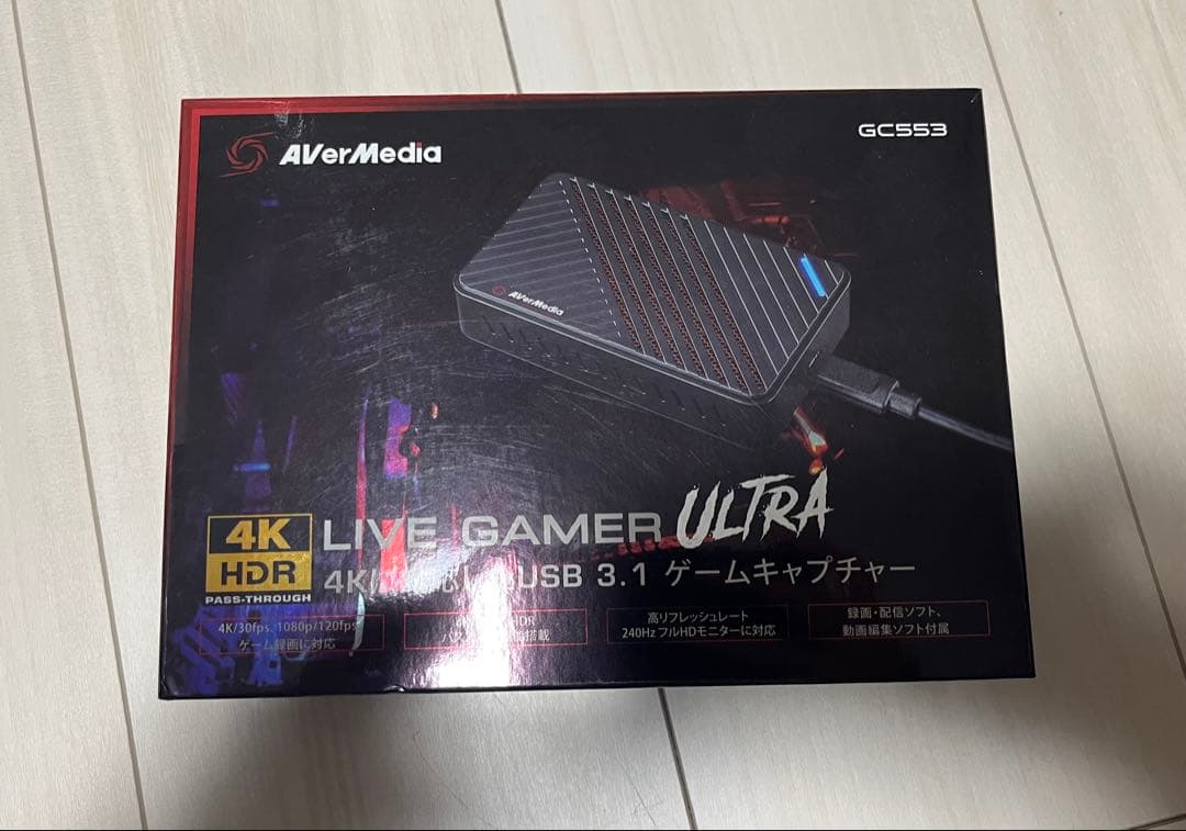 ビデオキャプチャー・キャプチャーボード AVerMedia GC553 4K LIVE GAMER ULTRA