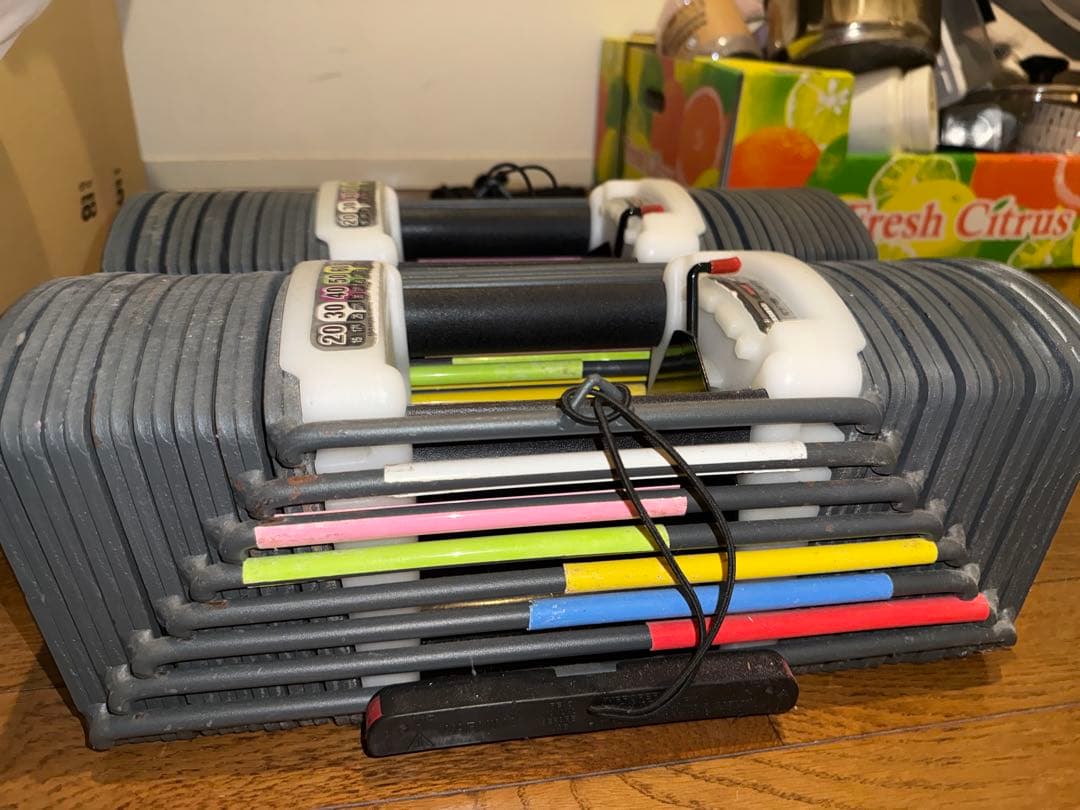 可変式ダンベル 2個セット｜最大41kg*2｜ワンタッチ重量調整