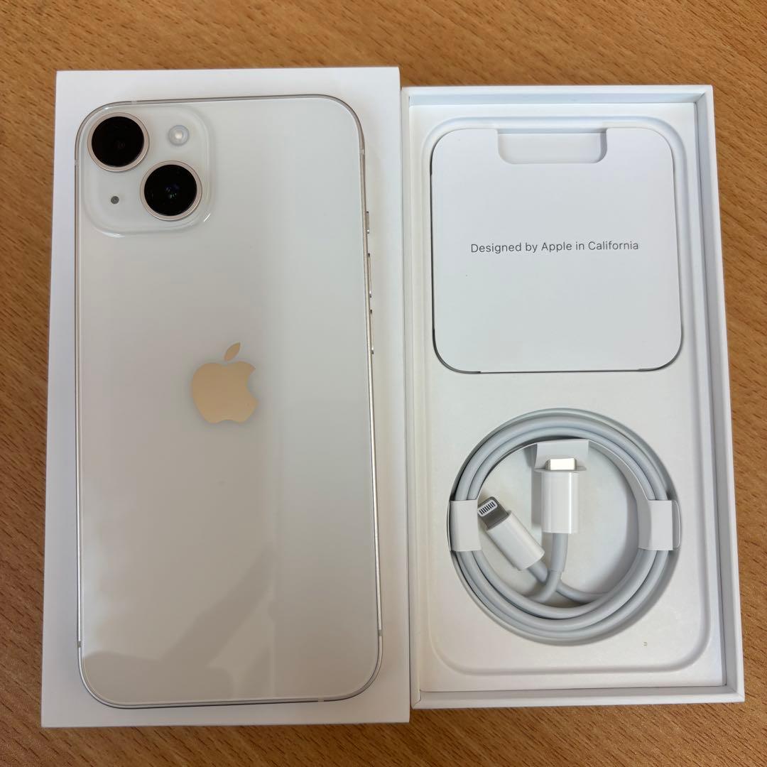 iPhone 14 128GB スターライト SIMフリー 極美品
