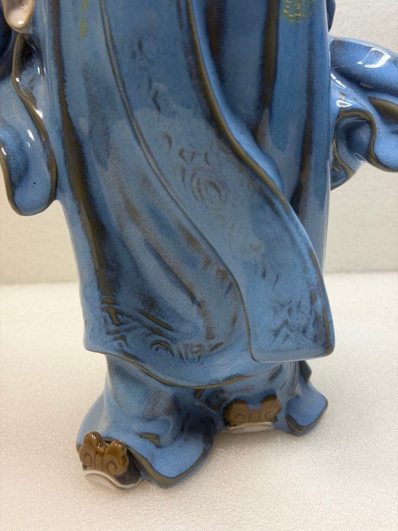 在庫処分‼️ 陶器 手工製作 高溫燒製 三国志人物 「曹操」