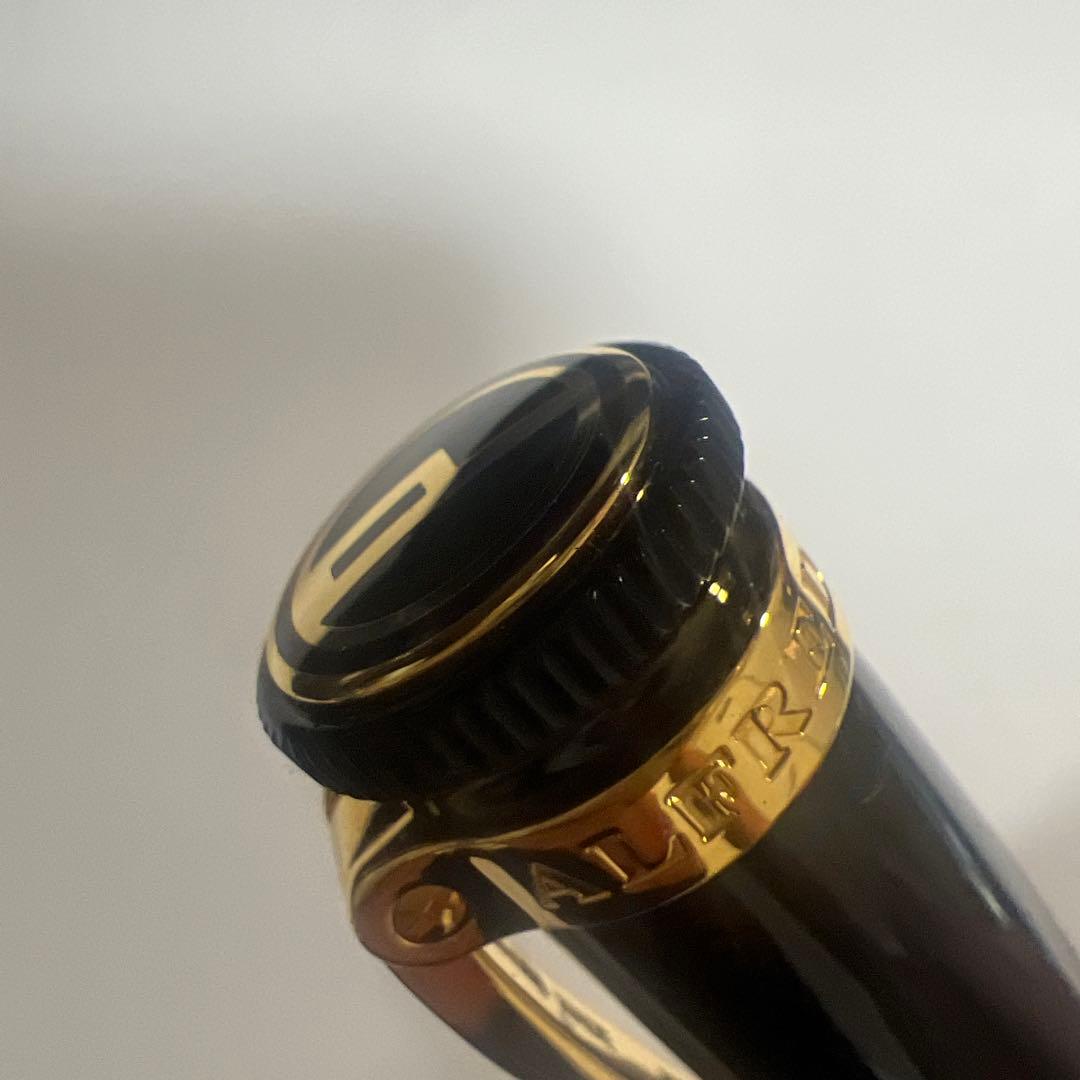 ダンヒル センチュリーマン ブラックレジン ゴールド万年筆