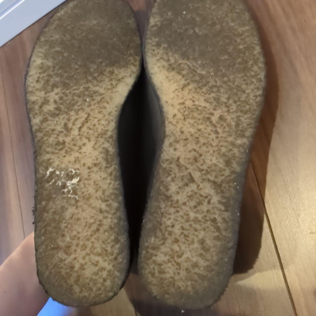 クラークス ワラビー　ブラックレザー　UK8.0