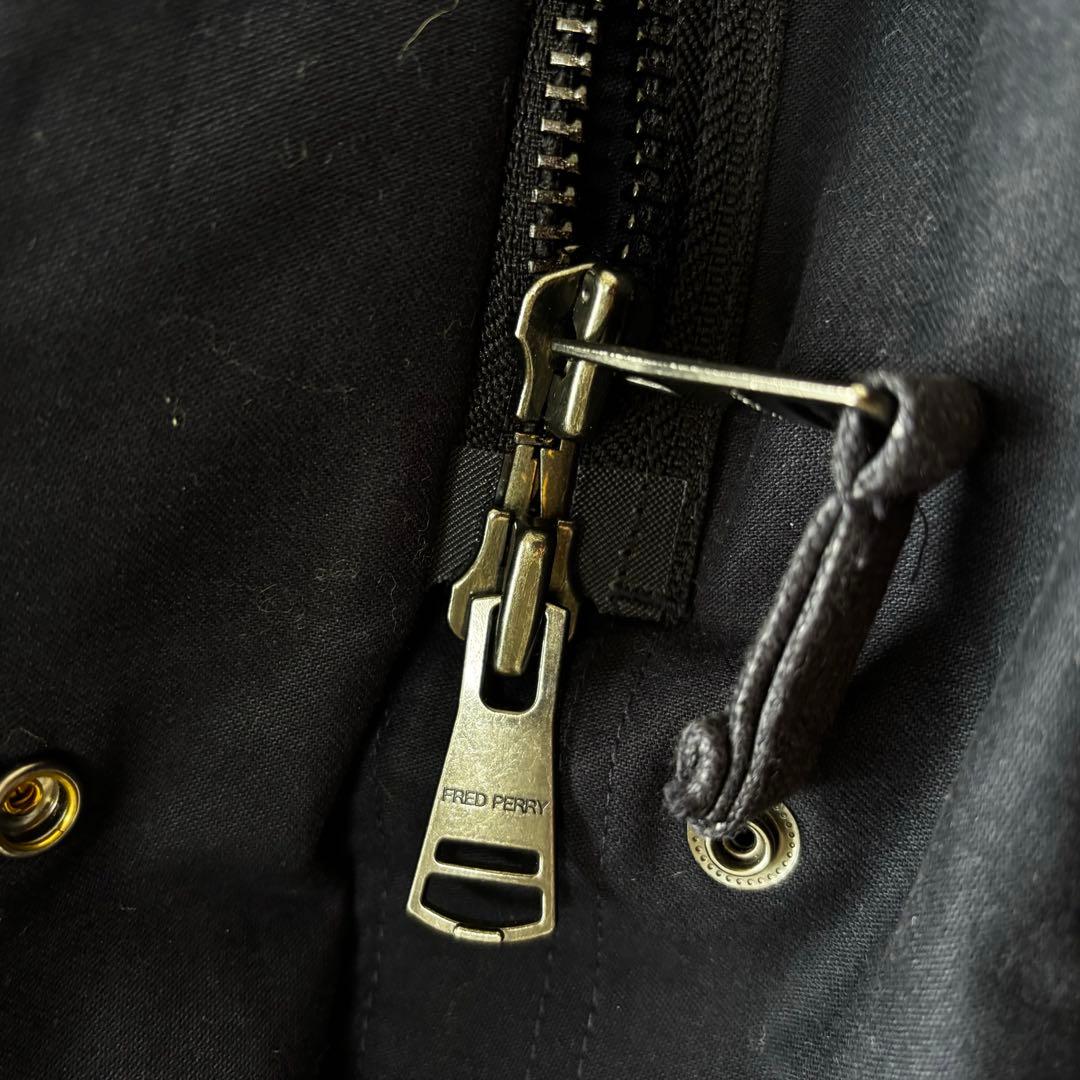 FRED PERRY✨5wayモッズダウンコート2点セット　ファーチェック　刺繍