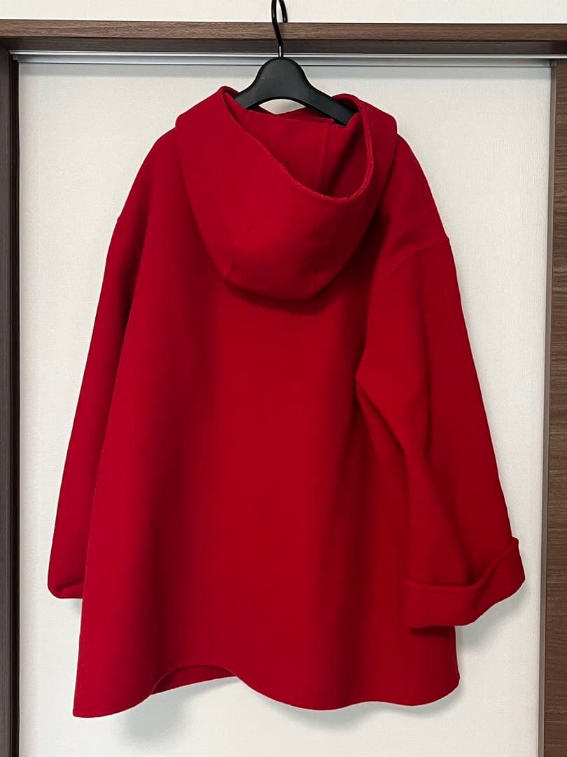 SHIPS any リバー フーデッド Aライン ミドル コート アウター