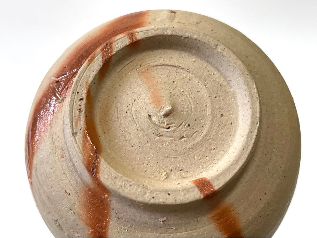 陶芸家　人間国宝　山本陶秀　備前焼　備前　緋襷　酒呑　酒器　酒盃　ぐい呑　共箱