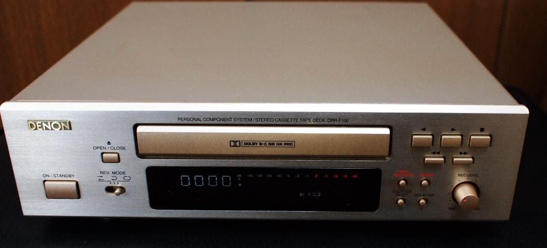 DENON DRR-F100 オートリバースカセットデッキ　音出し動作品