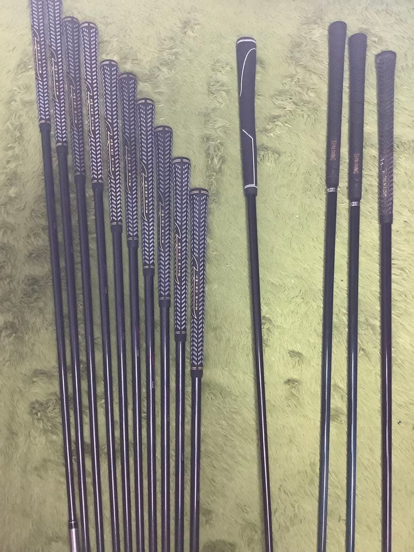メンズ　ゴルフクラブ　フルセット　ダンロップ他14本セット　キャディバッグ付