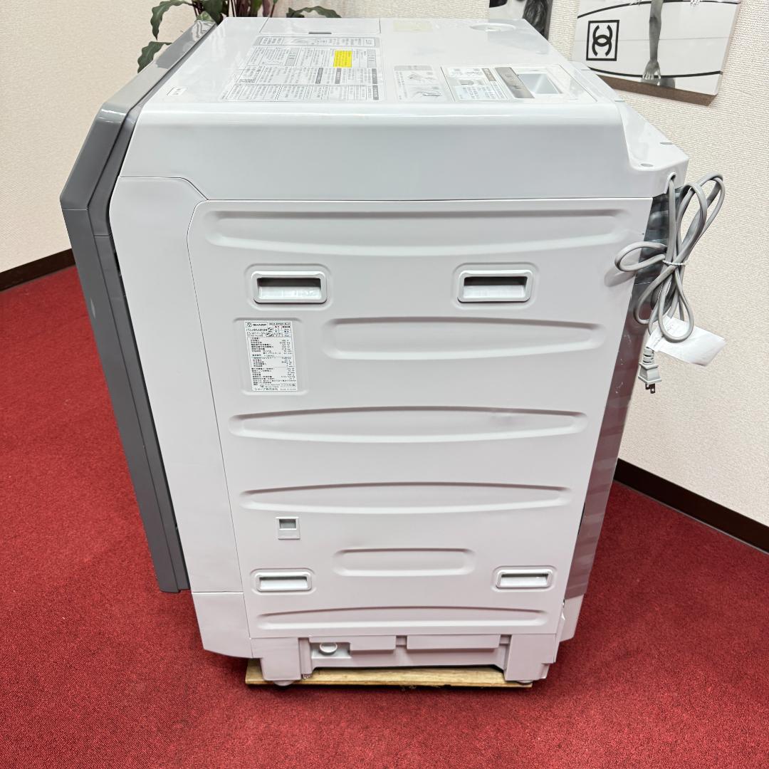 全国送料無料　超美品シャープミラーガラスドラム洗濯乾燥機型　11/6㎏