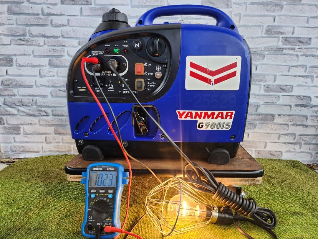 好調エンジン/14日保証付き YANMARインバーターG900IS発電機 A01