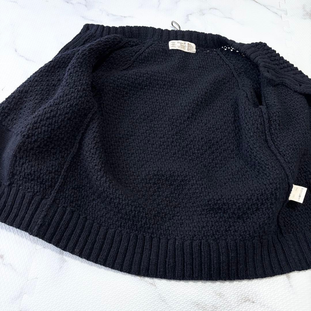 ✨未使用タグ付き✨アテナデザイン アランニット カーディガン紺42
