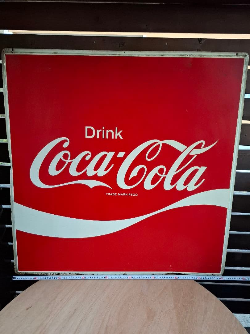 コカ・コーラ　看板　90×90　昭和　レトロ
