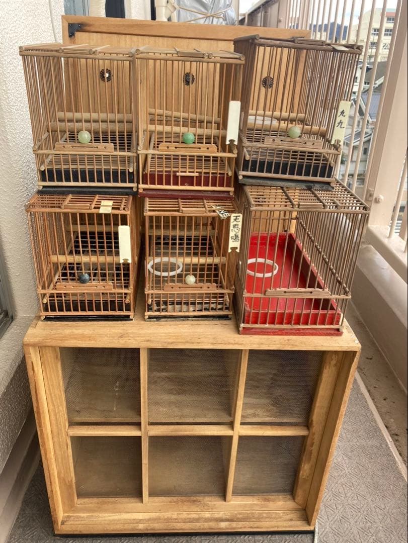 メジロ籠とケース