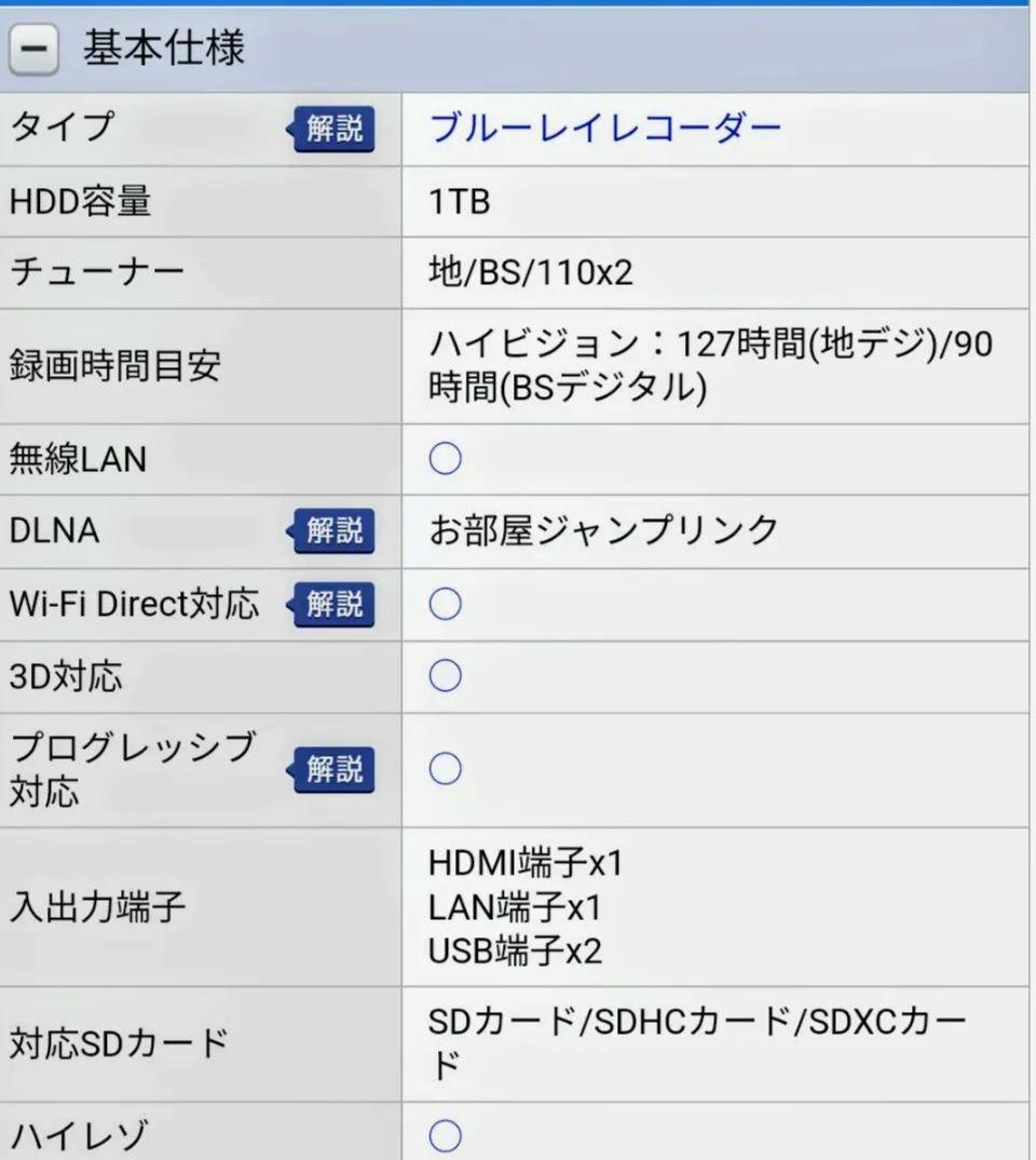 新品同様Panasonic DMP-BRW1020 　 ブルーレイレコーダー