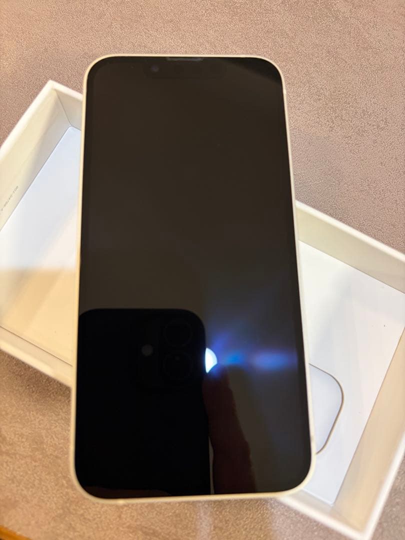 ★美品★Apple iPhone 13 mini 128GB 本体 スターライト
