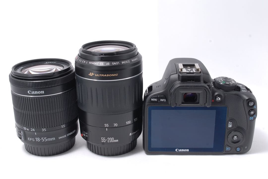 ショット数1200回✨Canon Kiss X7 Wレンズセット！スマホ転送OK