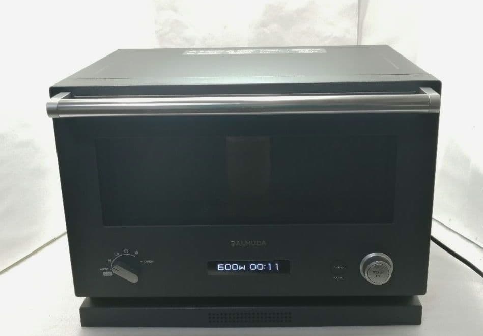 バルミューダデザイン　オーブンレンジ　ブラック　21年製　28