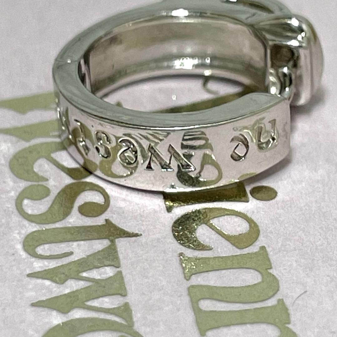 【極美品】ヴィヴィアンウエストウッド　ボビーフープピアス片耳　シルバー　箱ポーチ