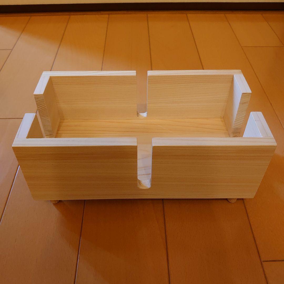 アトリエ鉄の森　ボックス型　ティッシュボックス　ティッシュケース　木製