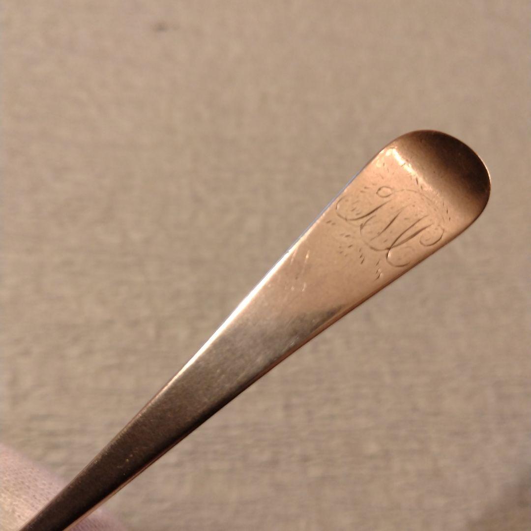 お値下げ　イギリス　純銀ティースプーン　1781年