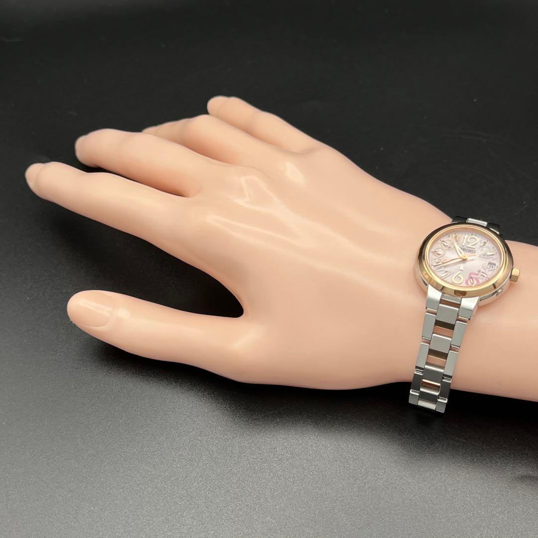 稼動 腕時計　SEIKO lk 電波ソーラー　セイコー　ルキア　デイト　D77