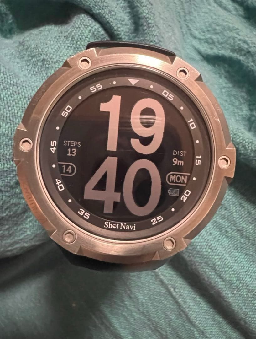 【BOX付】Shot Navi W1 Evolve 黒 ゴルフGPSウオッチ