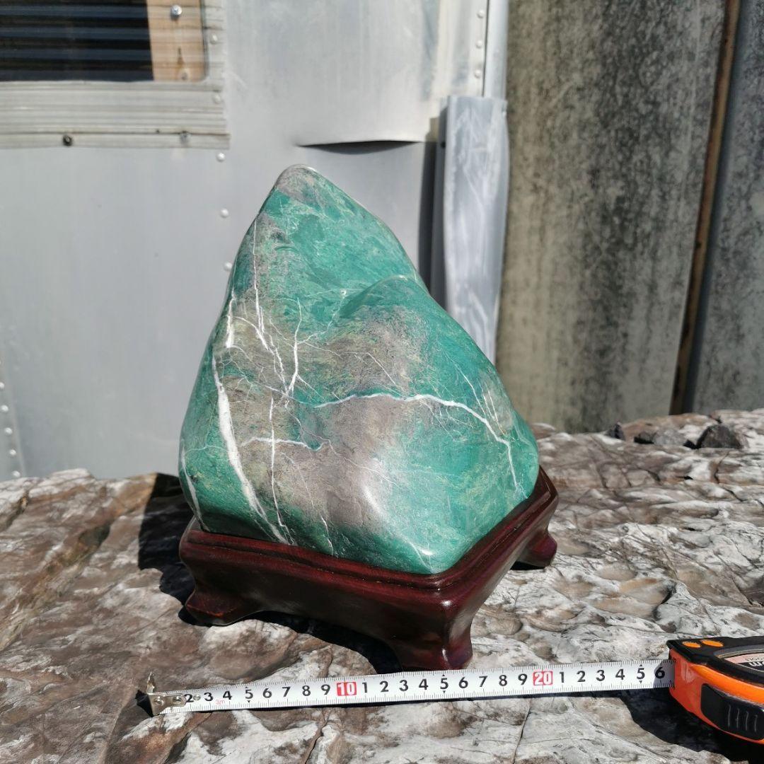 ナミビア翡翠　25.8キロ　翡翠　ヒスイ　鑑賞石　石　盆石　水石　置物　オブジェ