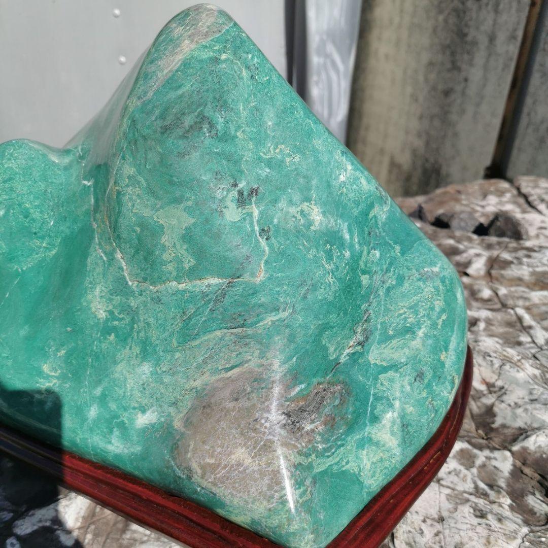 ナミビア翡翠　25.8キロ　翡翠　ヒスイ　鑑賞石　石　盆石　水石　置物　オブジェ