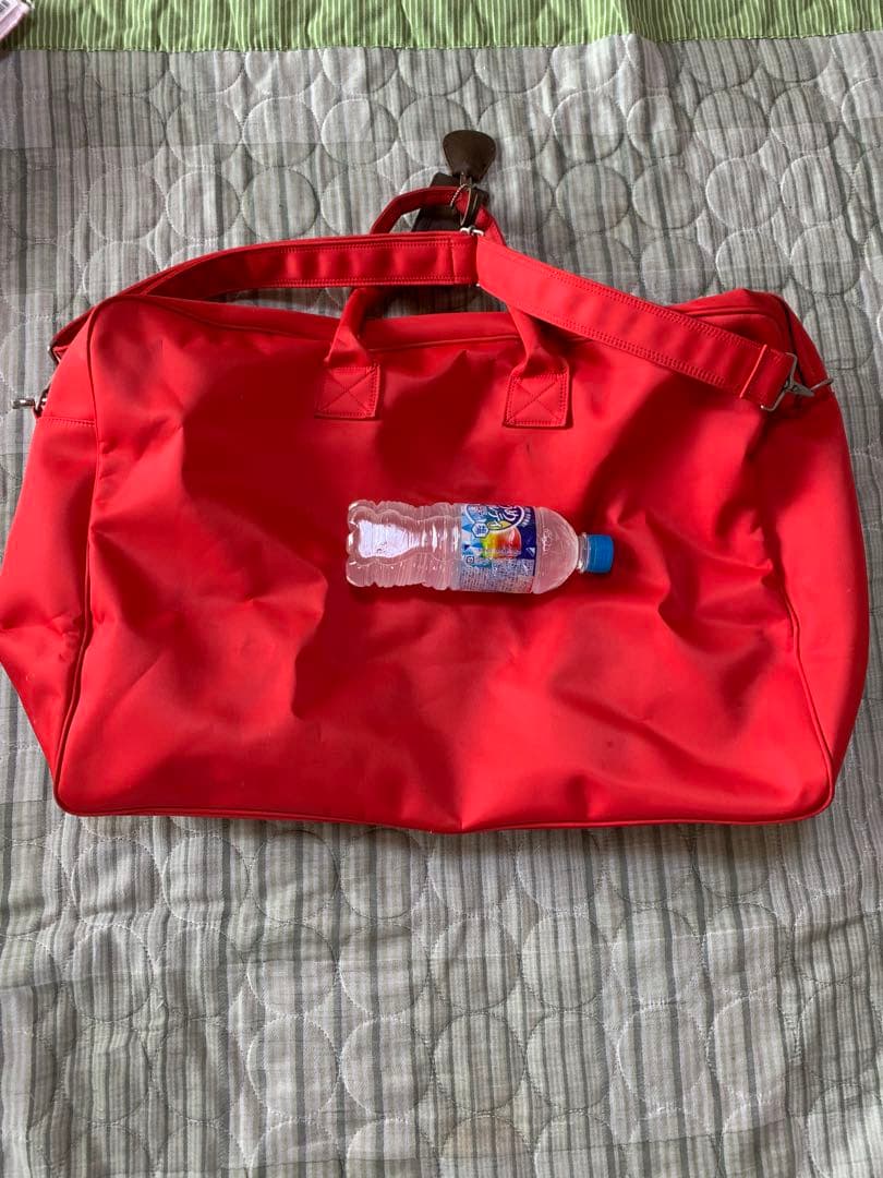 Melrose 赤 ボストンバッグ 大きめ