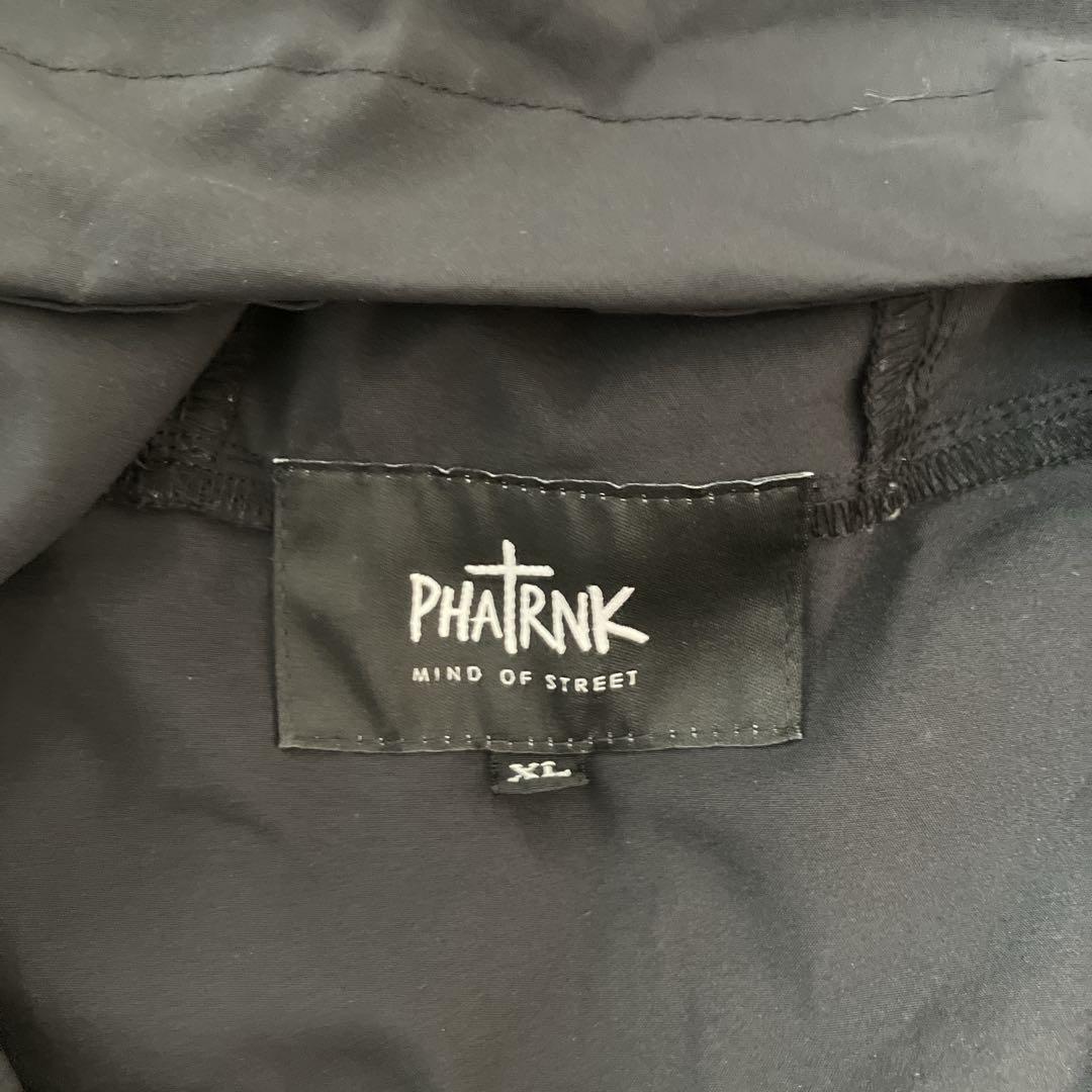 ⭐︎極美品⭐︎⭐︎人気デザイン⭐︎PHATRNK ナイロンジャケット　ロゴ　フード