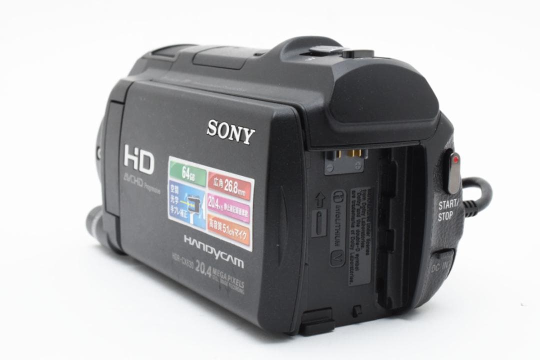 ソニー SONY ハンディカム HDR-CX630V ブラック