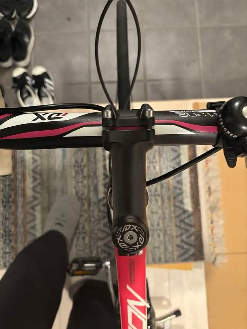 2014 GARNEAU GENELATLON フルカーボン　ホワイト/レッド
