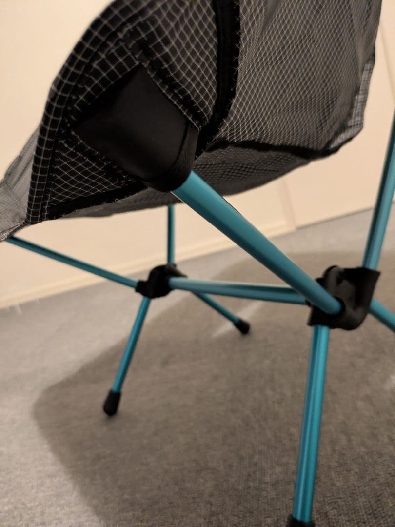 超絶軽い♪Helinox ヘリノックス チェアゼロ　ブラック　（中古）