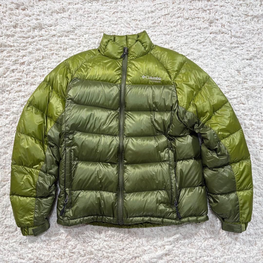 Columbia TITANIUMダウンジャケット オリーブグリーン　M