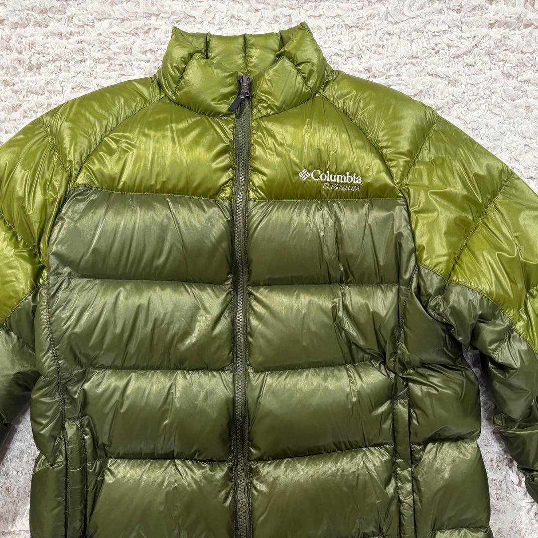 Columbia TITANIUMダウンジャケット オリーブグリーン　M