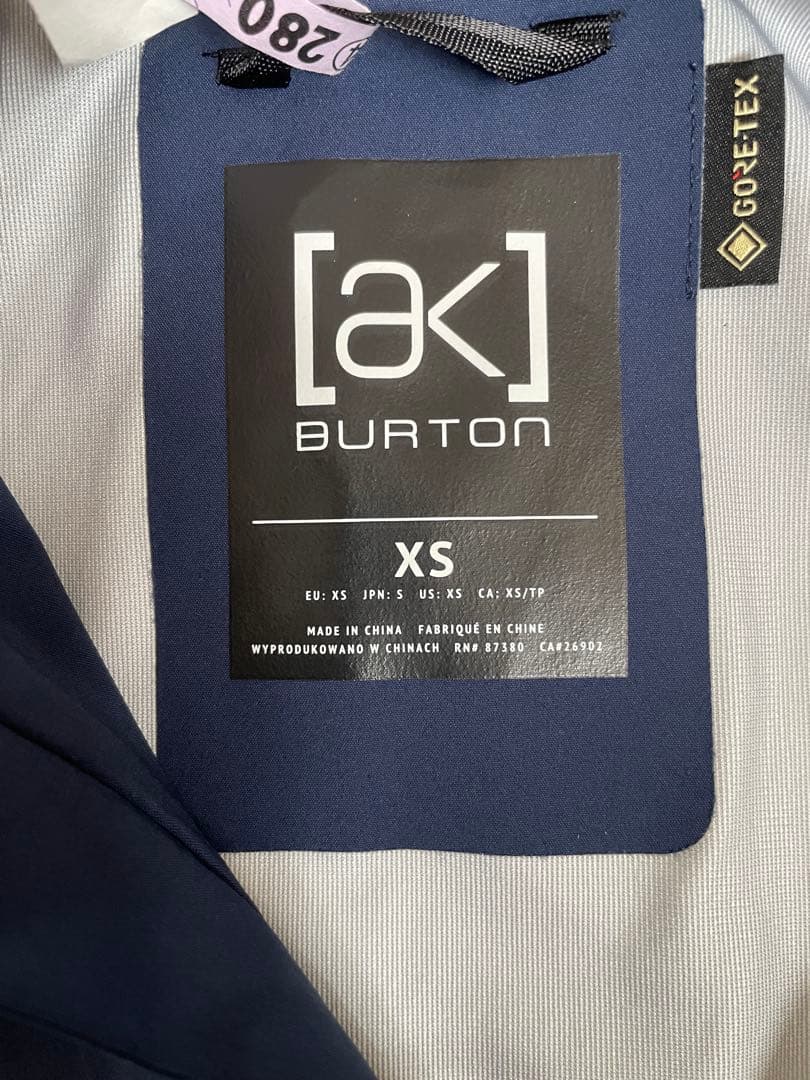 BURTONバートンak /サイズXS/GORE-TEX KimmyAnorak