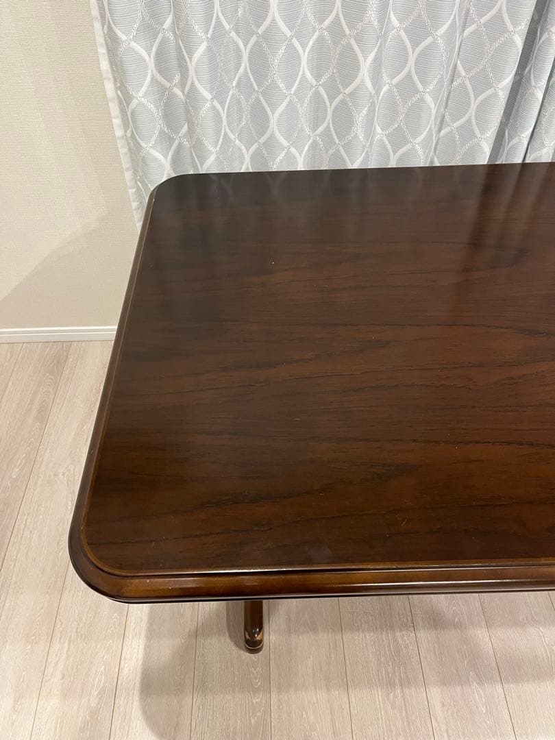 【カリモク】コロニアル　ダイニングテーブル　レトロ