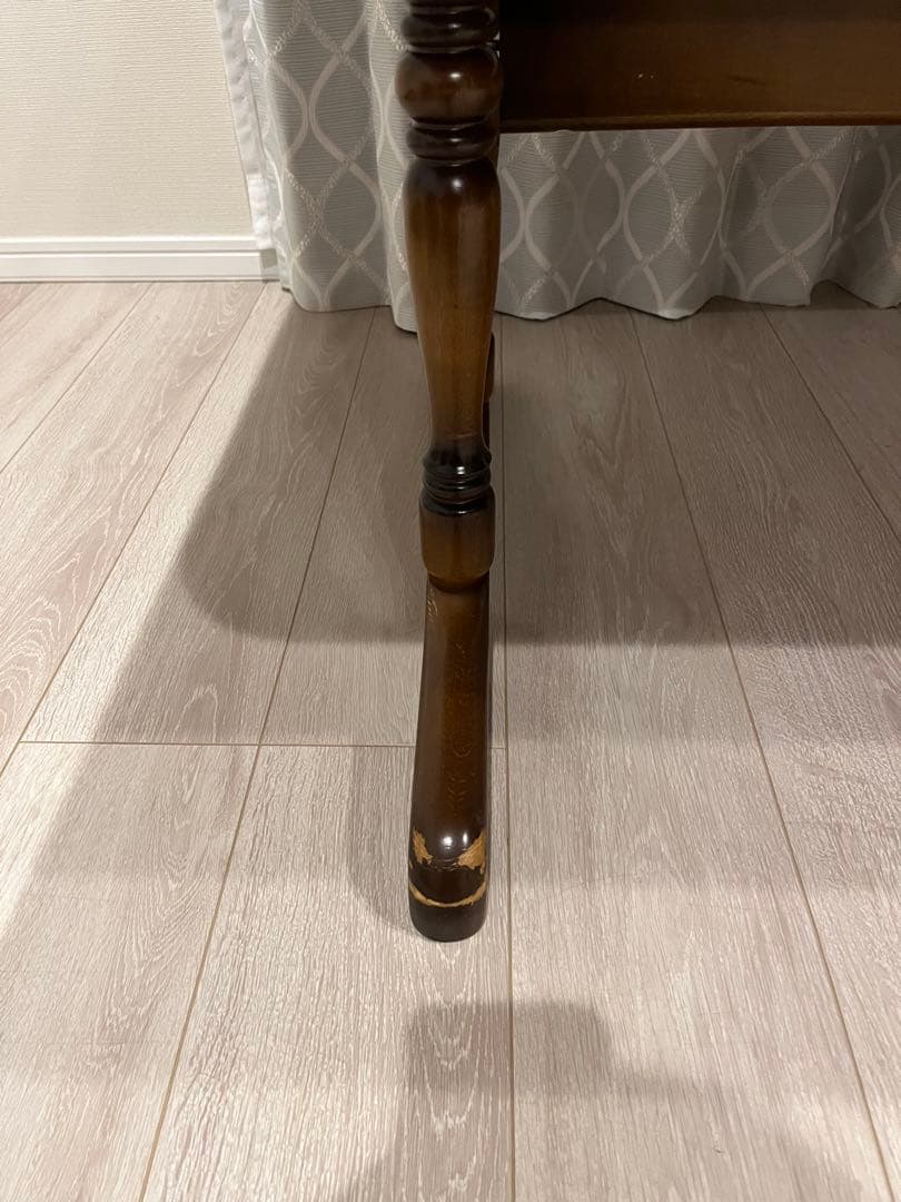 【カリモク】コロニアル　ダイニングテーブル　レトロ