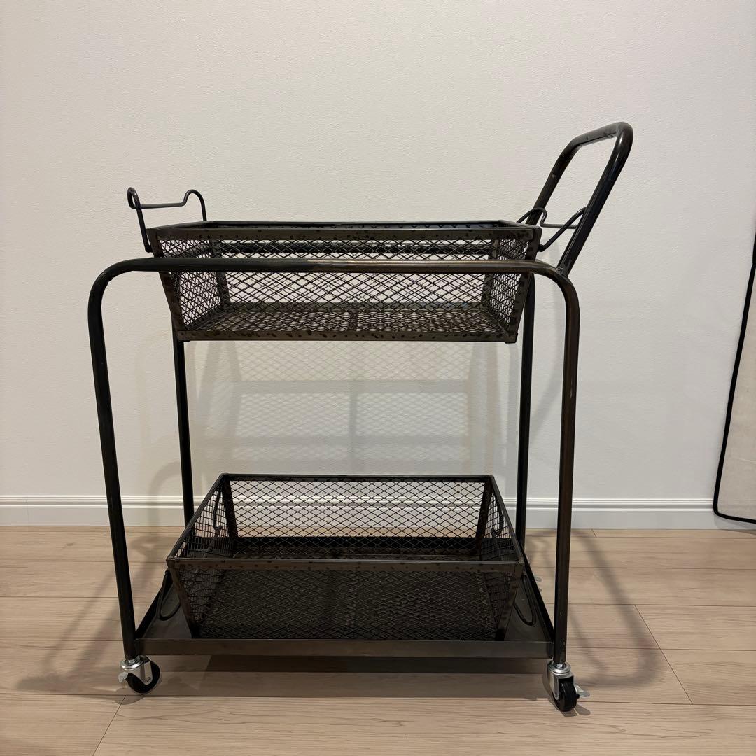 アンティーク調 レジカート/ディスプレイワゴン