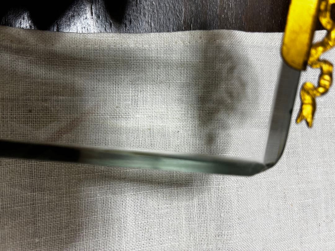 フランスヴィンテージ　ガラス　フォトスタンド