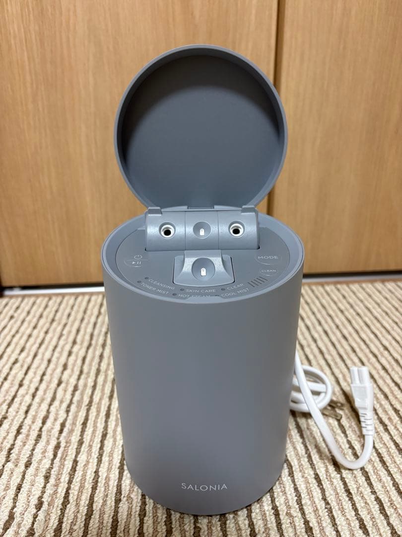 SALONIA PURE BRIGHT STEAMER グレー