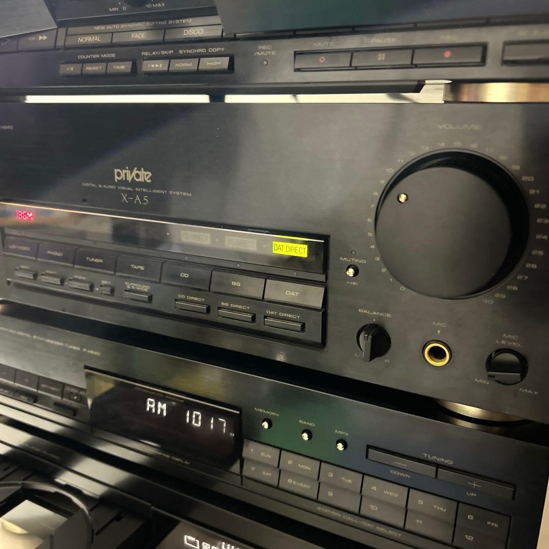 Pioneer コンポ　 X-A5 CD カセット　現状品　通電確認のみ