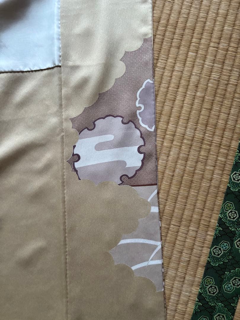色留袖　一つ紋　正絹