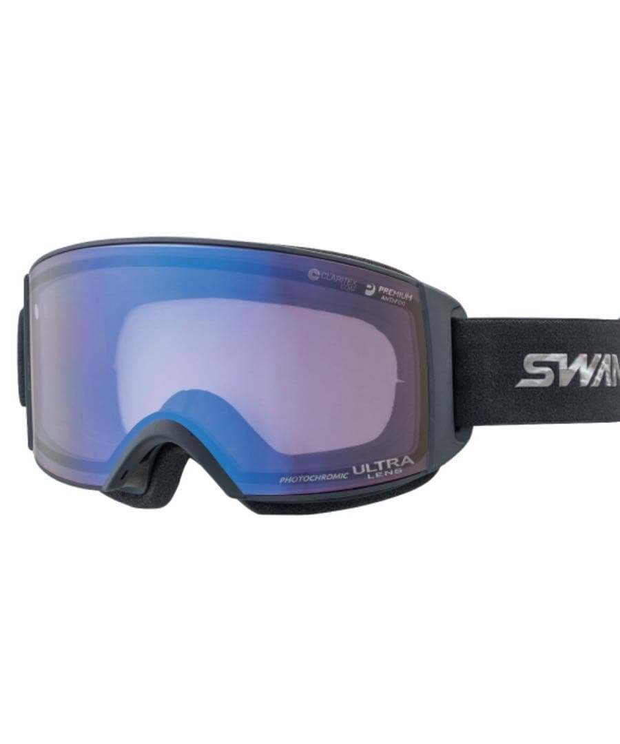 スワンズ SWANSスキー スノーボードゴーグル 眼鏡対応 調光レンズ ラカン
