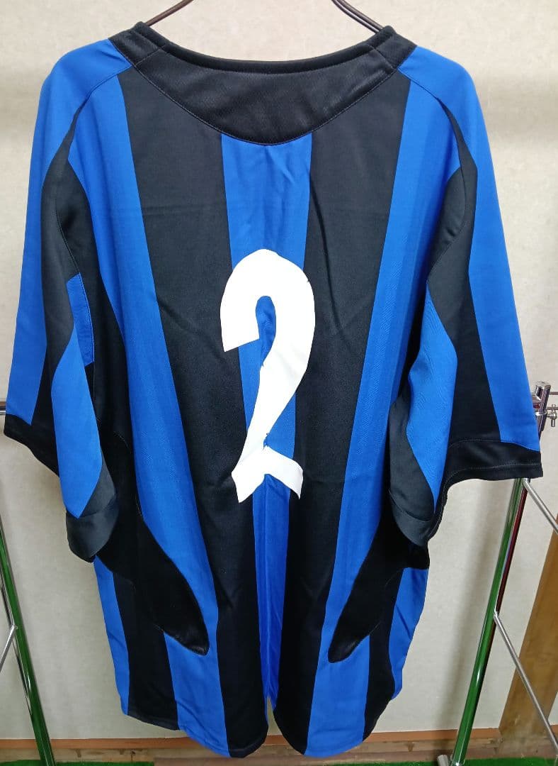 正規品！インテル・ミラノ ユニフォーム 05-06 ホームLサイズ 背番号2