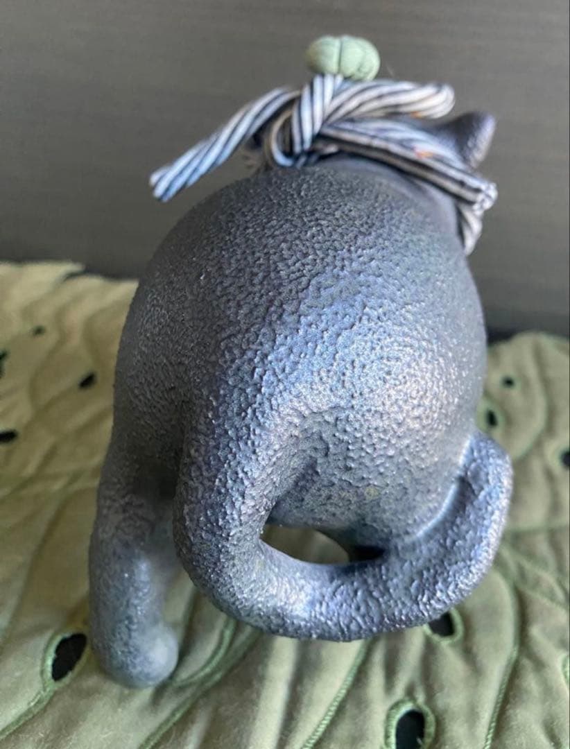 中古品【陶器製　猫】2点セット☆