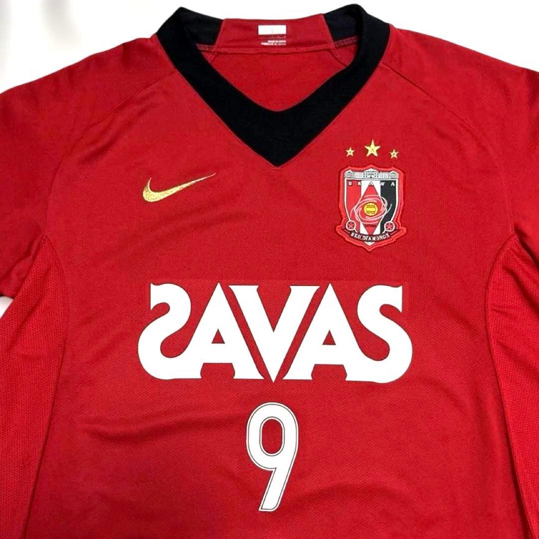 NIKE 浦和レッズ 2008 #9 永井雄一郎 ホーム ユニフォーム Mサイズ